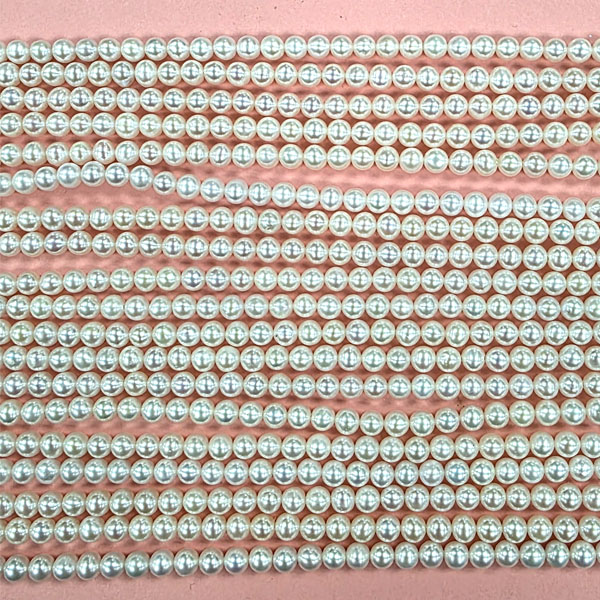 FRESHWATER PEARL POTATO 4-4.5MM WHITE